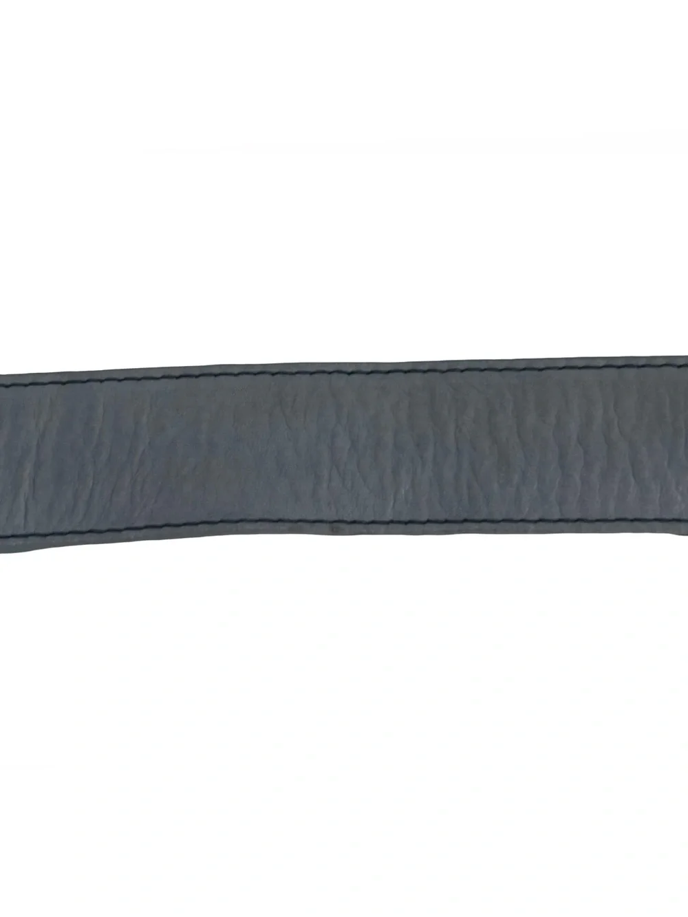 Links & Kings Italian Nubuck Leather Golf Belt Gray Handcrafted 50” XL XXL 46